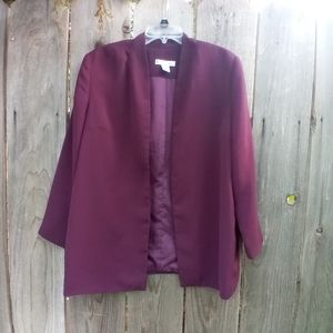 Drapers & Damon's Purple Open Blazer